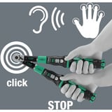 Wera Drehmomentschlüssel mit Umschaltknarre Click-Torque Lock A 5 schwarz/grün, Abtrieb 1/4", 2,5 bis 25Nm
