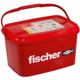 fischer Spreizdübel SX Plus 8x40 im Eimer hellgrau, 1.200 Stück, in Kunststoff-Eimer mit Deckel
