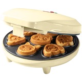 Bestron Mini-Cookie Maker Tiermotive AAW700V hellgelb, 700 Watt