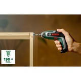 Bosch Heimwerken & Garten Akkuschrauber IXO 7 Set, 3,6Volt grün/schwarz, Li-Ionen Akku 2,0Ah
