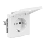 Busch-Jaeger Schutzkontakt-Steckdosen-Einsatz weiß, Retail