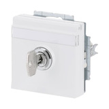 Busch-Jaeger Schutzkontakt Steckdosen-Einsatz mit erhöhtem Berührungsschutz weiß, Retail