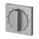 Busch-Jaeger Zentralscheibe, Zeitschaltuhr edelstahl, Retail