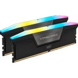 Corsair DIMM 48 GB DDR5-6400 (2x 24 GB) Dual-Kit, Arbeitsspeicher schwarz, CMH48GX5M2B6400C36, Vengeance RGB, INTEL XMP