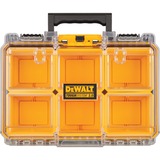 DEWALT TOUGHSYSTEM 2.0 Halbformat Organizer, tief, Werkzeugkiste gelb