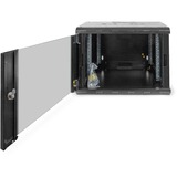 Digitus Professional Wandgehäuse Unique Serie - 600x600 mm (BxT), IT-Schrank schwarz, 7 Höheneinheiten