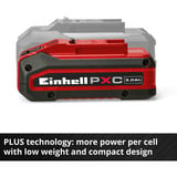 EINHELL Akku Power-X-Change Plus TWIN-PACK 18Volt 3,0Ah rot/schwarz, 2 Stück, ohne Ladegerät