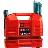 EINHELL Koffer-Kompressor TC-AC 190 OF Set rot/schwarz, 1.100 Watt, Reifen-Füllgerät, Druckluftschlauch
