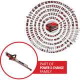 EINHELL Professional Akku-Heckenschere GP-CH 18/61 Li BL-Solo, 18Volt rot/schwarz, ohne Akku und Ladegerät