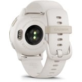 Garmin vívoactive 5, Smartwatch elfenbein/cremegold, 42 mm, Silikon-Armband