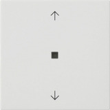 Gira Funk Bedienaufsatz Pfeilsymbole seidenmatt, Fernsteuerung weiß, Retail