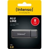 Intenso Alu Line 8 GB, USB-Stick schwarz