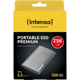 Intenso Portable SSD Premium 256 GB, Externe SSD anthrazit, USB-A 3.2 Gen 1 (5 Gbit/s), 1,8"