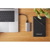 Intenso Portable SSD Premium 256 GB, Externe SSD anthrazit, USB-A 3.2 Gen 1 (5 Gbit/s), 1,8"