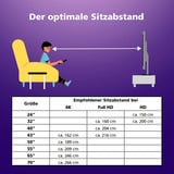 JVC LT-65VU7555, LED-Fernseher 164 cm (65 Zoll), schwarz/grau, UltraHD/4K, Tripple Tuner, TiVo