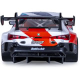 Jamara BMW M4 GT3 Diecast, Modellfahrzeug weiß, Maßstab 1:24, inkl. Knopfzellen