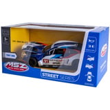 Jamara BMW M4 GT3 Diecast, Modellfahrzeug weiß, Maßstab 1:24, inkl. Knopfzellen
