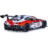 Jamara BMW M4 GT3 Diecast, Modellfahrzeug weiß, Maßstab 1:24, inkl. Knopfzellen