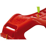 Jamara Snow Play - Schlitten Snow-Star 90cm rot, mit Lehne