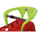 Jamara Snow Play - Schlitten Snow-Star 90cm rot, mit Lehne