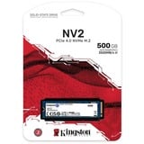 Kingston NV2 500 GB, SSD PCIe 4.0 x4, NVMe, M.2 2280