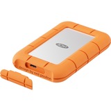 LaCie Rugged Mini SSD 500 GB, Externe SSD orange/silber, USB-C 3.2 Gen 2x2 (20 Gbit/s)