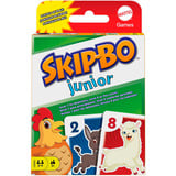 Mattel Skip-Bo Junior Kartenspiel für Kinder ab 5 Jahren 