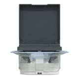 Merten Schutzkontakt-Steckdose mit Klappdeckel und erhöhtem Berührungsschutz IP44, 16 Ampere anthrazit, Retail