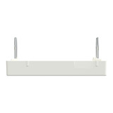 Merten Zentralplatte für RJ12-Telefonsteckdosen-Einsätze glänzend weiß, Retail