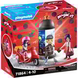 PLAYMOBIL 71864 Miraculous: Rollerfahrt durch Paris, Konstruktionsspielzeug 