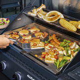 RÖSLE Full-Size BBQ Plancha, Grillplatte edelstahl, für ALLFLAME/EPICFLAME 4