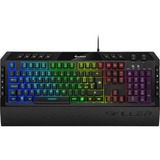 Sharkoon SKILLER SGK5, Gaming-Tastatur schwarz, IT-Layout, Rubberdome