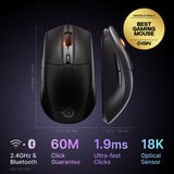 SteelSeries Rival 3 Wireless Gen 2, Gaming-Maus schwarz
