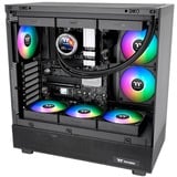 Thermaltake CT140 EX Reverse ARGB Sync PC Cooling Fan, Gehäuselüfter schwarz, 3er Pack, 140 mm