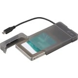i-tec MySafe USB-C 3.1 Gen. 2 Easy 2.5, Laufwerksgehäuse grau/transparent