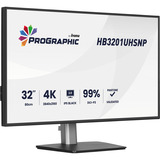iiyama ProGraphic HB3201UHSNP-B1, LED-Monitor 80 cm (31.5 Zoll), schwarz (matt), UltraHD/4K, IPS, HDMI, DP, USB-C, USB-Hub