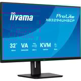 iiyama ProLite XB3294UHSCP-B1, LED-Monitor 80 cm (31.5 Zoll), schwarz (matt), UltraHD/4K, VA, HDMI, DP, USB-C, USB-Hub