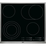 AEG HK654078XB, Autarkes Kochfeld schwarz/edelstahl, 60 cm