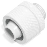 Alphacool Eiszapfen 16/10mm Anschraubtülle G1/4 - White, Verbindung weiß, für weiche Schläuche (PVC, Silikon, Neoprene)