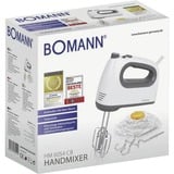 Bomann Handmixer HM 6054 CB weiß/grau, 400 Watt