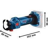 Bosch Akku-Rotationsschneider GCU 18V-30 Professional solo blau/schwarz, ohne Akku und Ladegerät