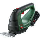 Bosch Heimwerken & Garten Akku-Strauch und Grasschere Advancedshear 18-10 grün/schwarz, Li-Ionen Akku 2,0Ah, POWER FOR ALL ALLIANCE