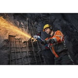 Bosch Professional Akku-Winkelschleifer GWS 18V-11PS Professional solo, 18Volt blau/schwarz, ohne Akku und Ladegerät, Zusatzhandgriff, in L-BOXX