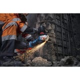 Bosch Professional Akku-Winkelschleifer GWS 18V-11PS Professional solo, 18Volt blau/schwarz, ohne Akku und Ladegerät, Zusatzhandgriff, in L-BOXX