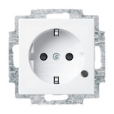 Busch-Jaeger Schutzkontakt Steckdosen Einsatz weiß, Retail