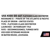 COBI USS Kidd DD-661, Konstruktionsspielzeug 