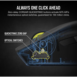 Corsair M75 Wireless Generalüberholt, Gaming-Maus schwarz