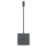 Dell Adapter USB-C > HDMI + DisplayPort, mit Power Pass-Through schwarz