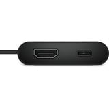 Dell Pro 4-in-1 USB-C Travel Dock DA225, Dockingstation grau