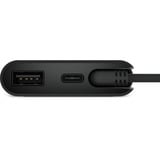 Dell Pro 4-in-1 USB-C Travel Dock DA225, Dockingstation grau